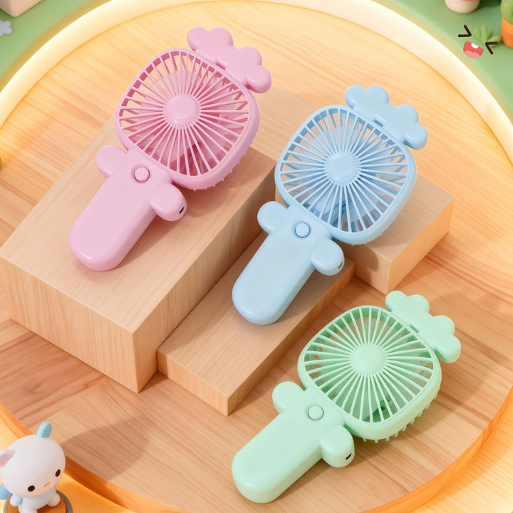 Women's Portable Hand Fan with Creative Design Bowlift