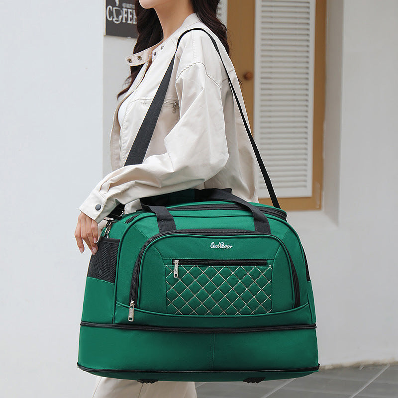 Large Capacity Multi-Functional Sports Duffel Bag Bowlift