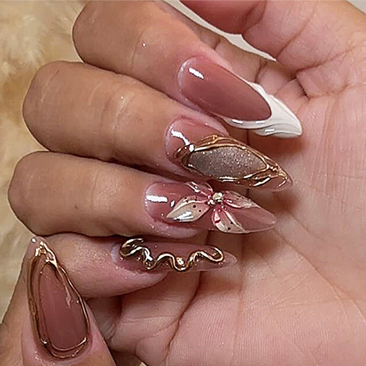 Artistic Press-On Nail Tips Collection Bowlift