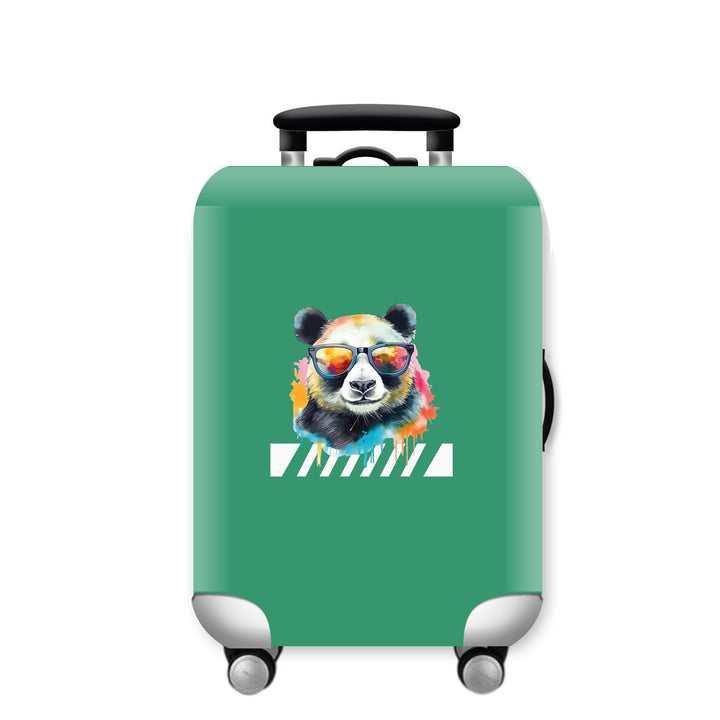 Unisex hard-shell suitcase with funny giraffe design Bowlift