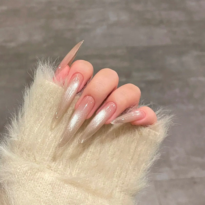 Artistic Long Stiletto Nail Enhancements Bowlift