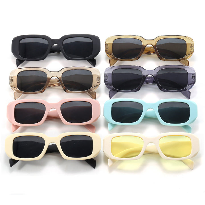 Women's trendy oversized sunglasses in fashionable rectangular design Bowlift