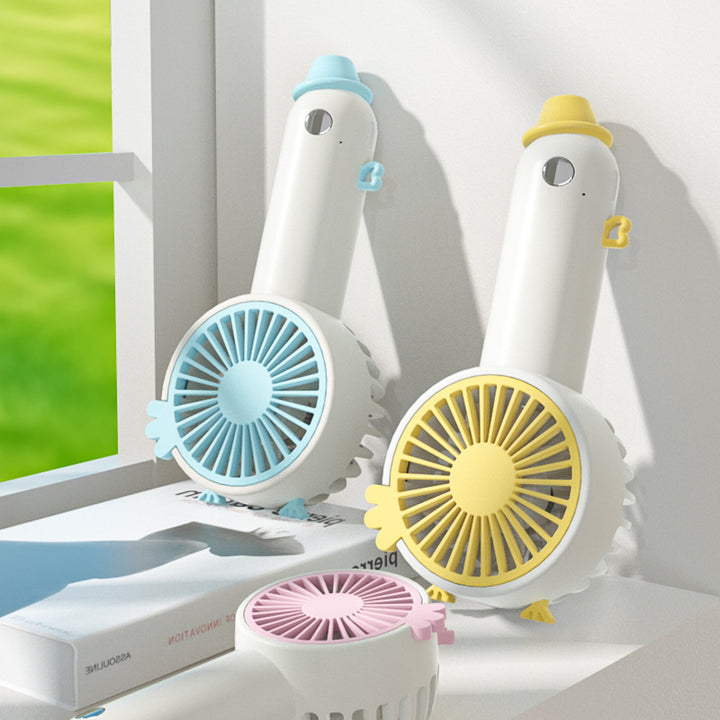 Unisex Portable Animal Design Mini Fan Bowlift