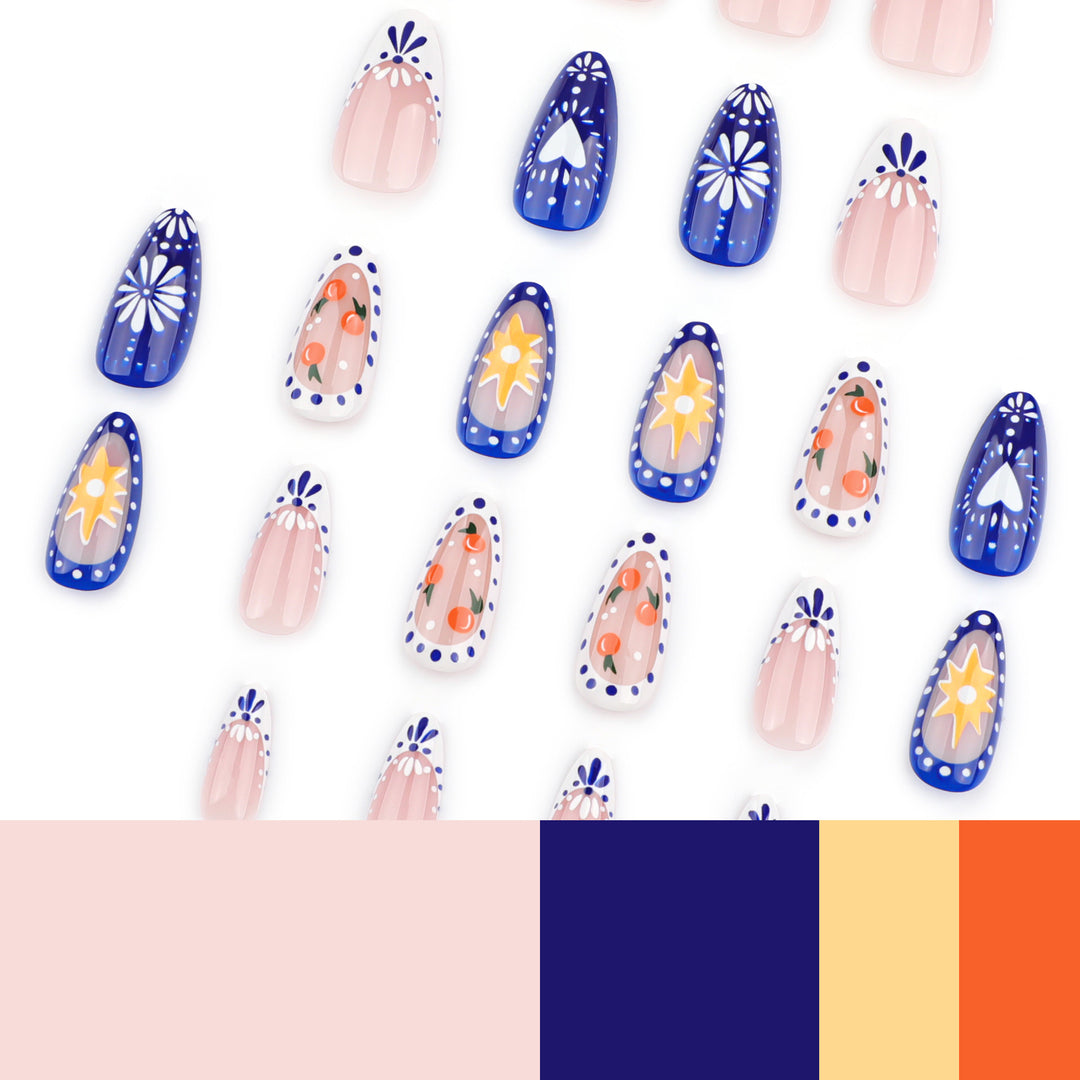 Artful Nail Art with Tropical Motifs Bowlift