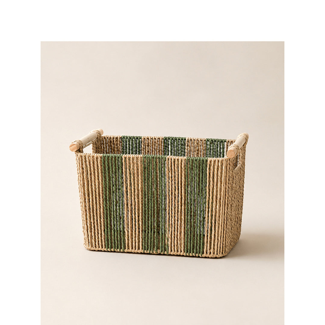 Elegant storage basket with sturdy handles Bowlift