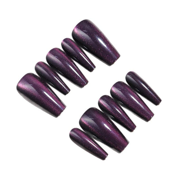 Glittery Long Stiletto Press-On Nail Set Bowlift
