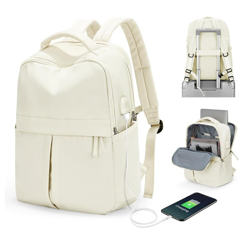 Multifunctional Laptop Backpack with USB Port and Versatile Compartments Bowlift