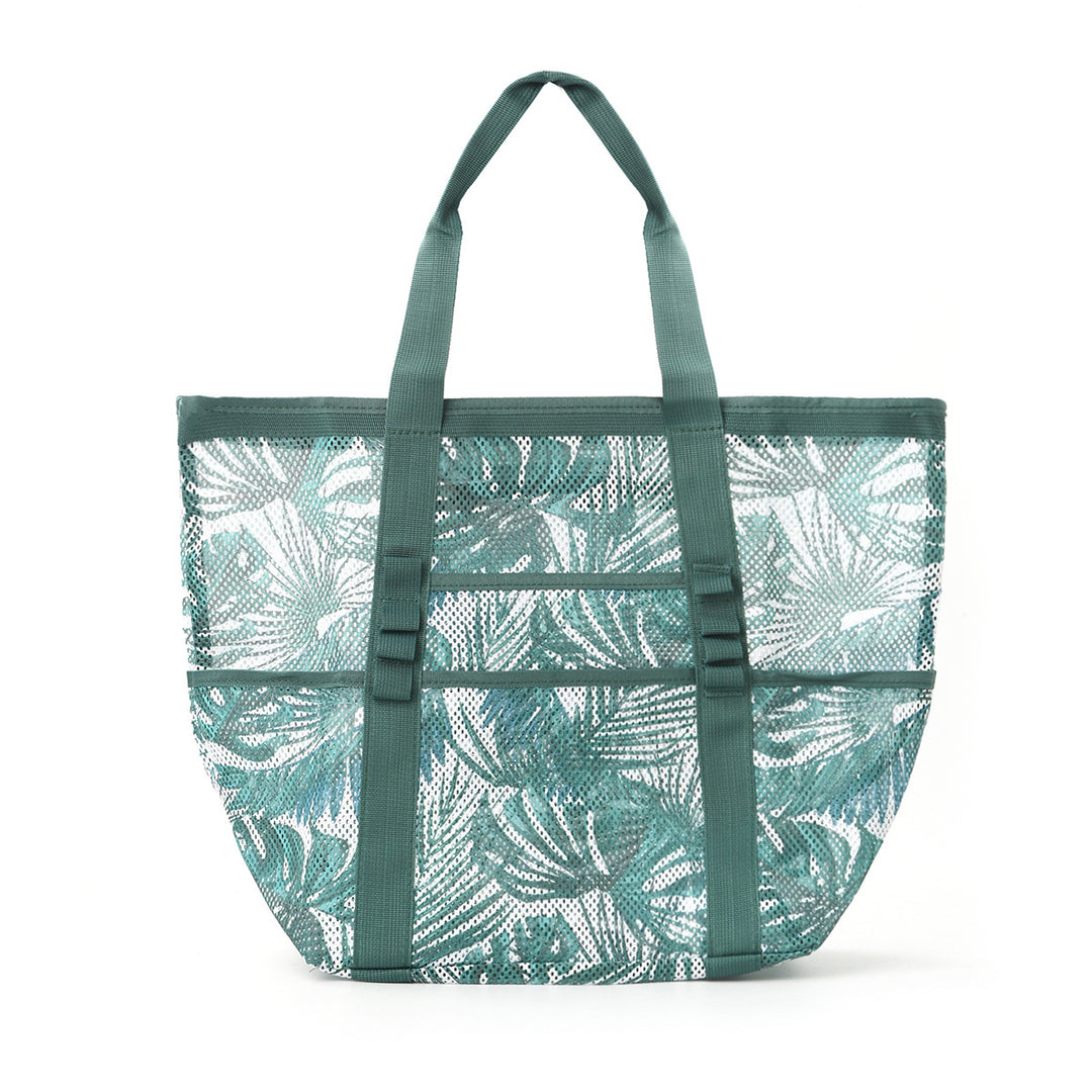 Practical Beach Bag in Airy Mesh Design Bowlift