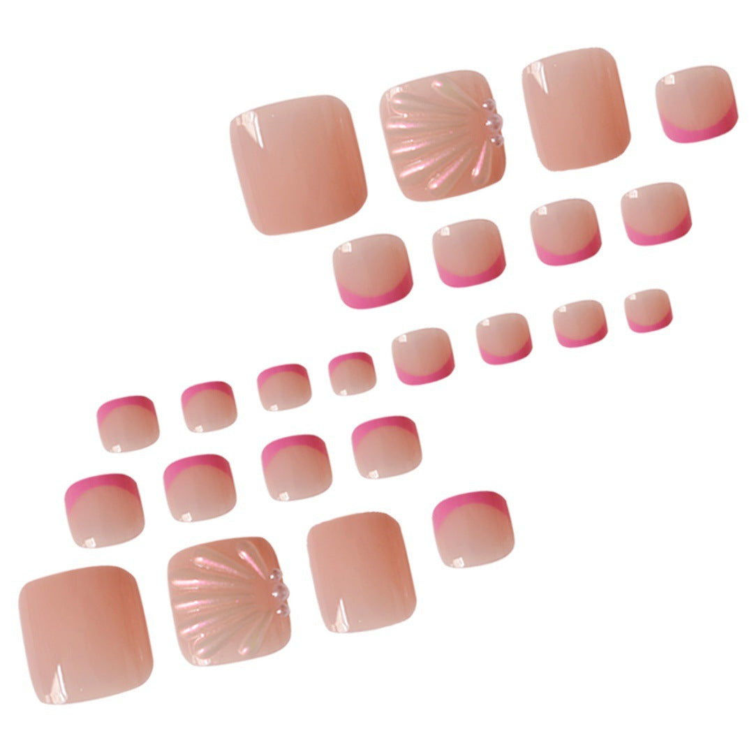 Artistic Press-On Toenails Bowlift