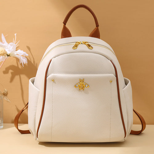 Chic Textured Mini Backpack Bowlift