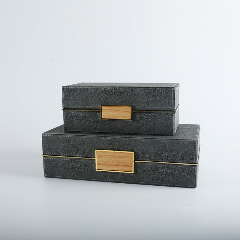 Decorative Storage Boxes with Stylish Weave Detail