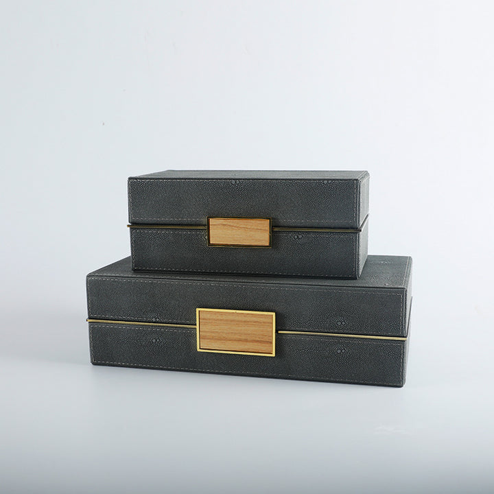 Decorative Storage Boxes with Stylish Weave Detail