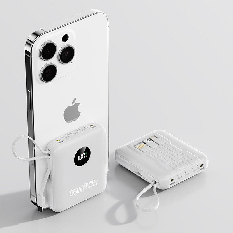 Portable power bank with smart charging and LCD display Bowlift