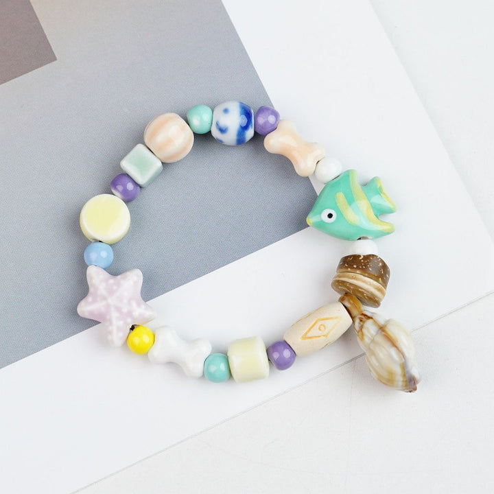 Heart-Shaped Beaded Bracelet Bowlift