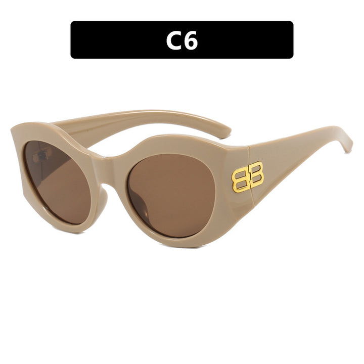 Ladies stylish Cat-Eye sunglasses with high-gloss design and protective lenses Bowlift