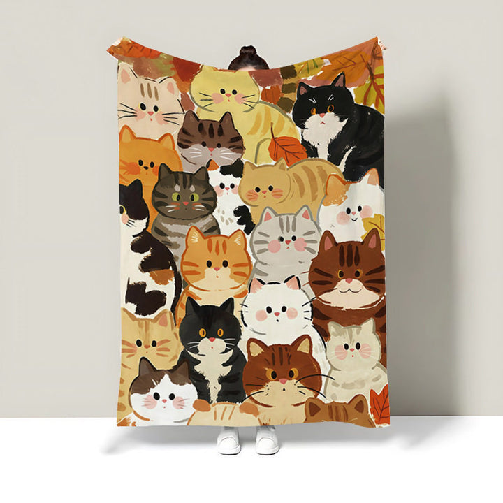 Cat Print Blanket