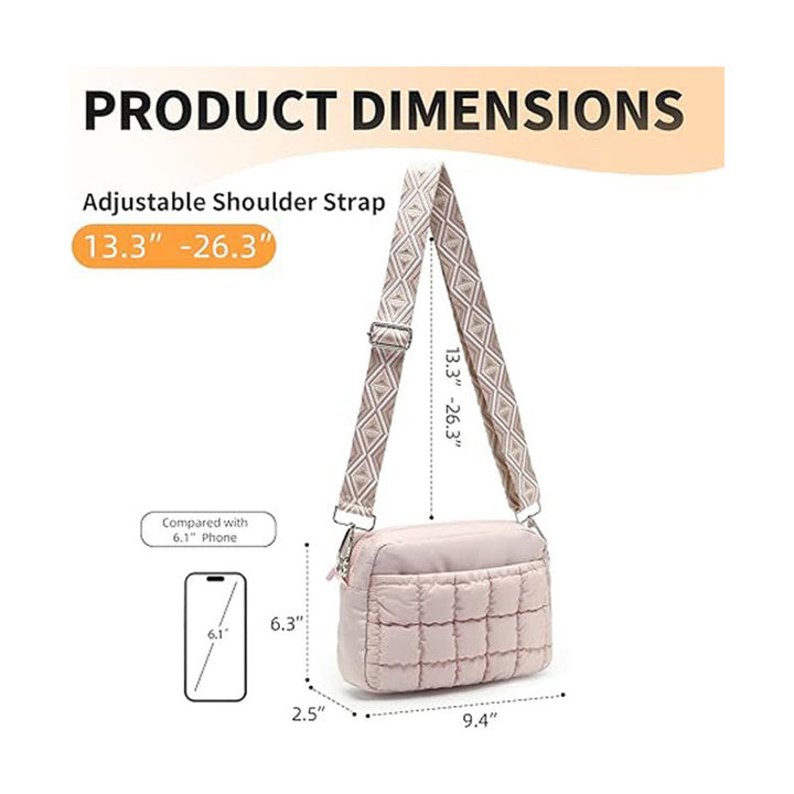 Fashionable and Versatile Shoulder Bag with Padded Design Bowlift