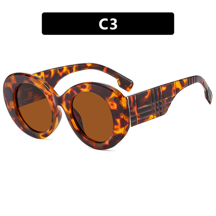 Women's extravagant sunglasses with creative frame design and protective UV filter Bowlift
