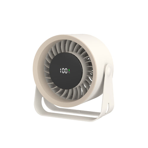 Unisex Portable Mini Fan with Digital Control Bowlift
