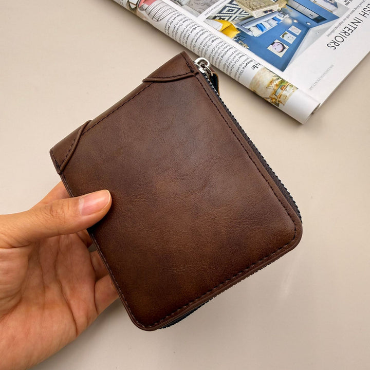 Leather Zip Wallet