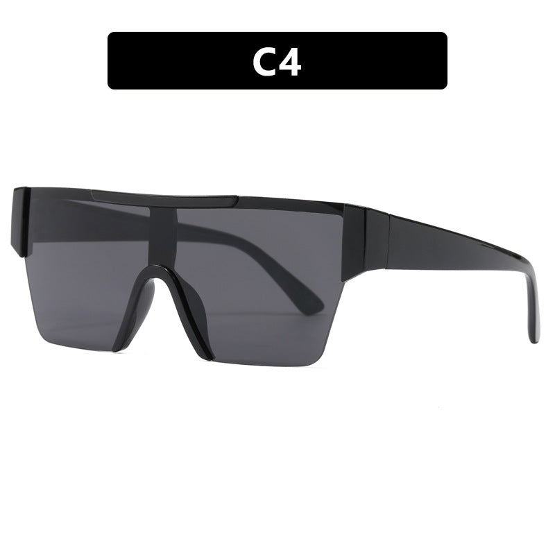 Women's futuristic sports sunglasses with UV protection and wide lens area Bowlift