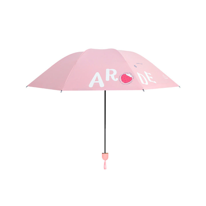 Women's Foldable Umbrella with Cheerful Design Bowlift