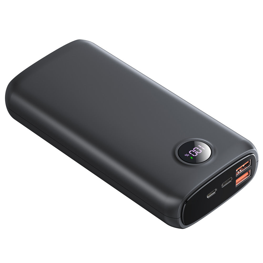 Power bank with integrated LED flashlight and digital display Bowlift