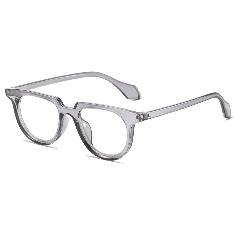 Retro-Inspired Clear Frame Sunglasses Bowlift