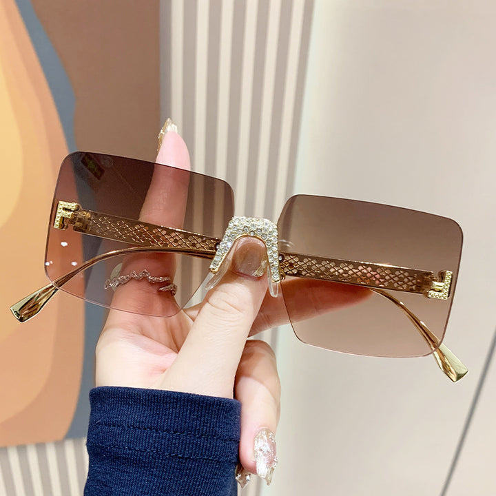 Women extravagant hexagonal sunglasses Bowlift