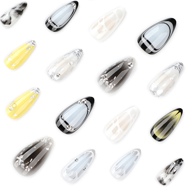 Artistic nail art with sophisticated accents Bowlift