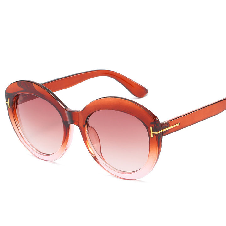 Oversized Gradient Lens Sunglasses Bowlift