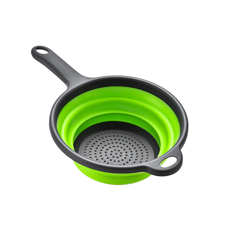 Collapsible Silicone Strainer with Ergonomic Handle Bowlift