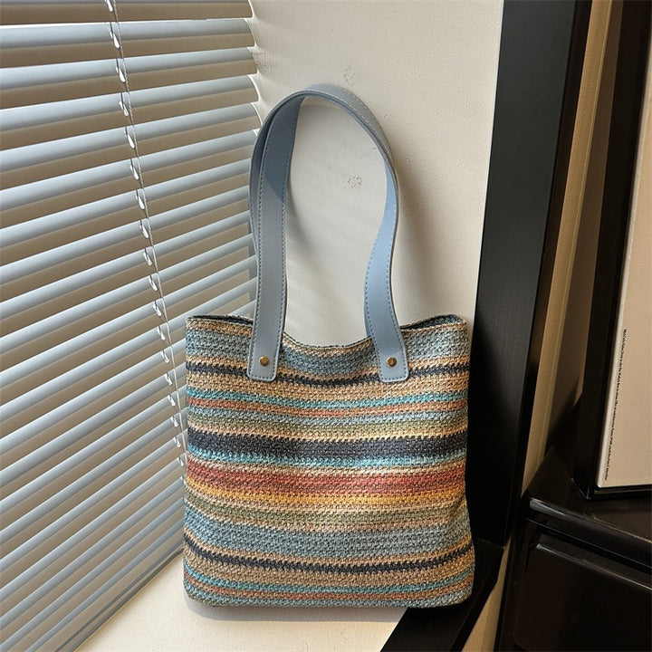 WoColorful Woven Tote Bag Bowlift