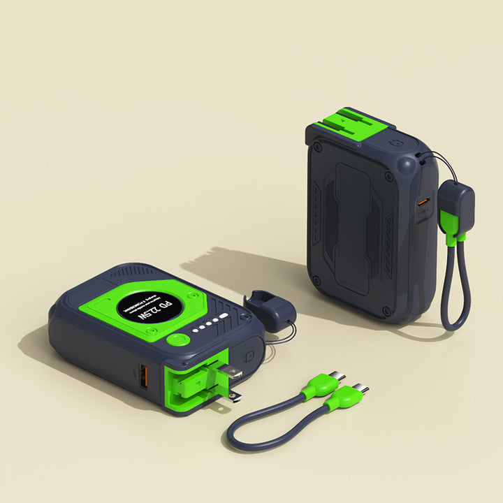 Socket Power Bank with Integrated USB Ports Bowlift