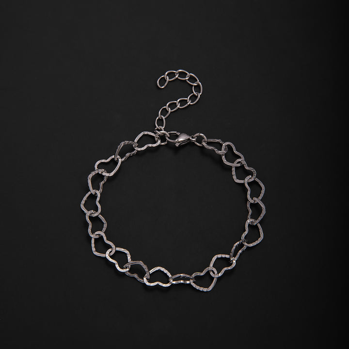 Interlaced Metal Link Bracelet Bowlift