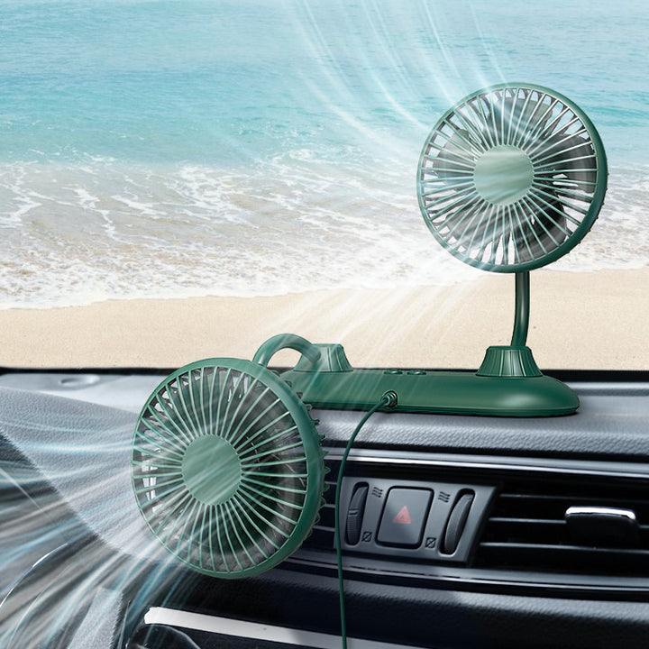 Dual Adjustable Desktop Fan Bowlift