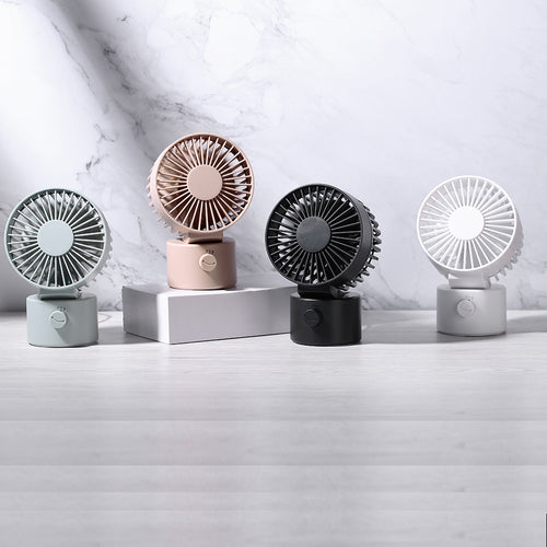 Unisex nan compact USB rechargeable personal desk fan with adjustable tilt Bowlift