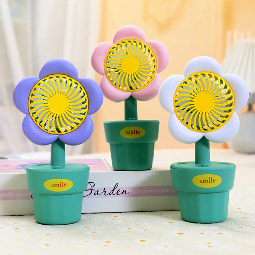 Ladies Portable Mini Fan with Cute Animal Design Bowlift