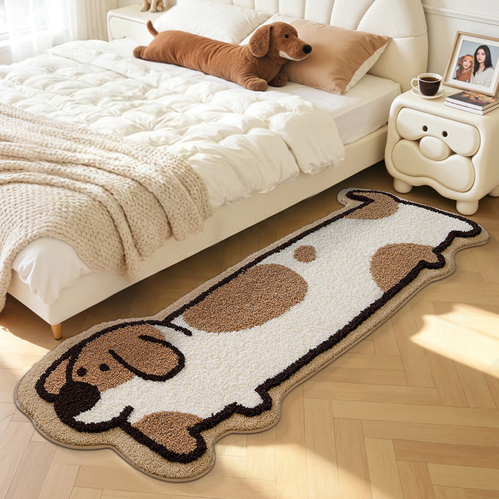 Tiger-Head Shaped Area Rug Bowlift