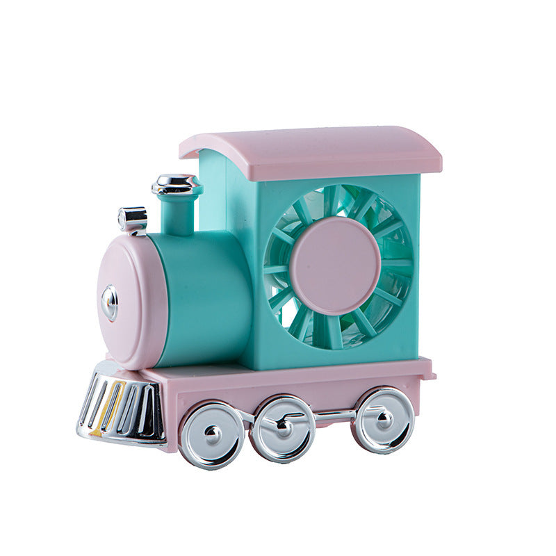 Ladies creative table fan in train design Bowlift