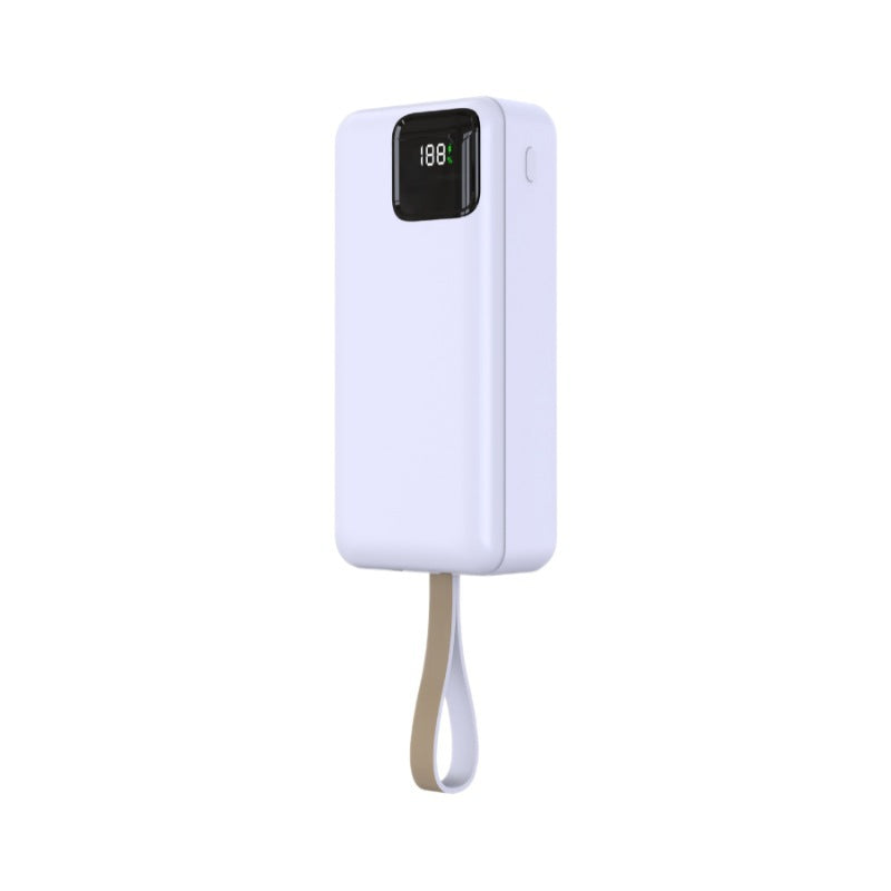 Portable power bank with digital charging display and innovative design Bowlift