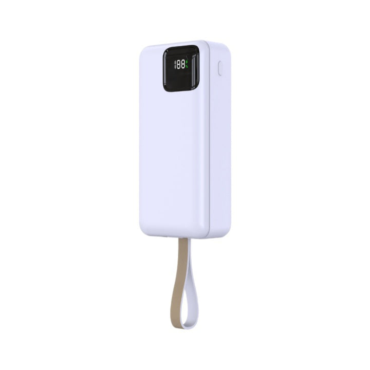 Portable power bank with digital charging display and innovative design Bowlift