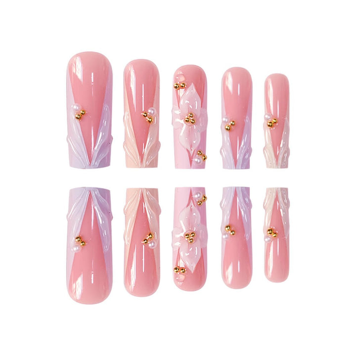 Decorative Press-On Nail Art Bowlift