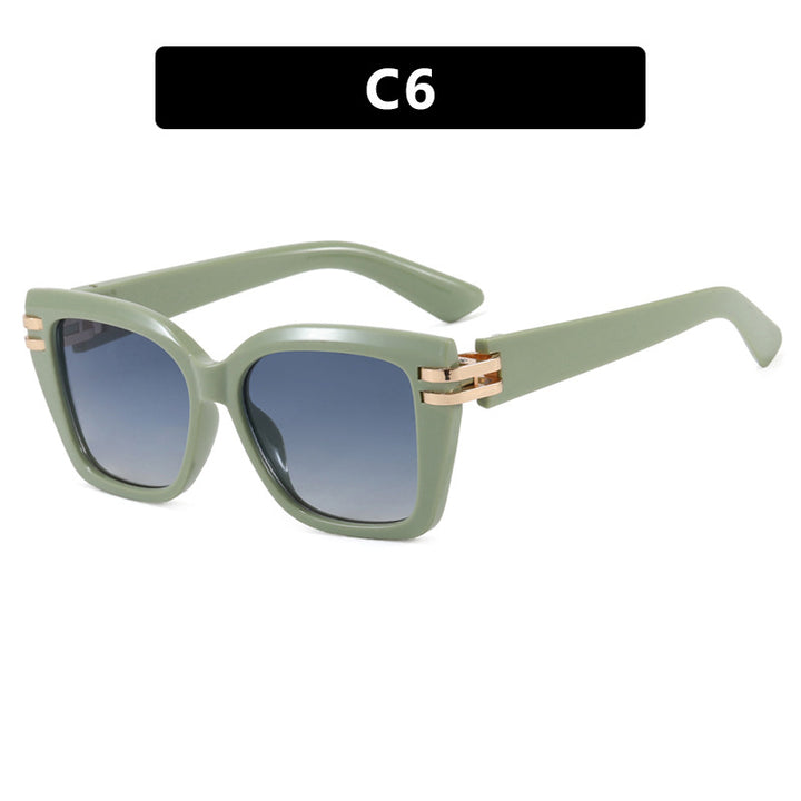 Women stylish oversized sunglasses with luxurious details Bowlift