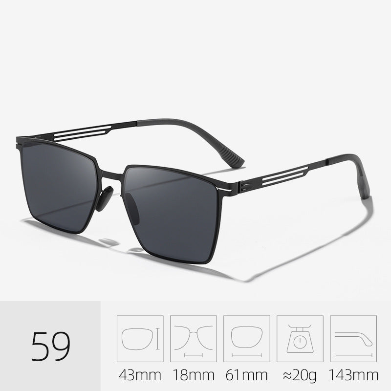 Stylish Polarized Square Sunglasses Bowlift