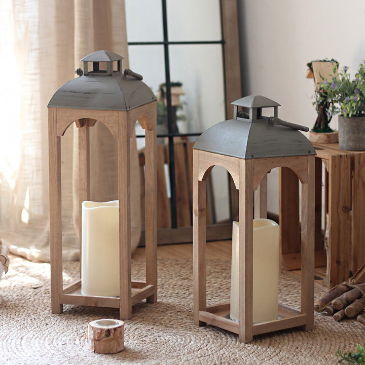 Decorative wooden lantern Bowlift