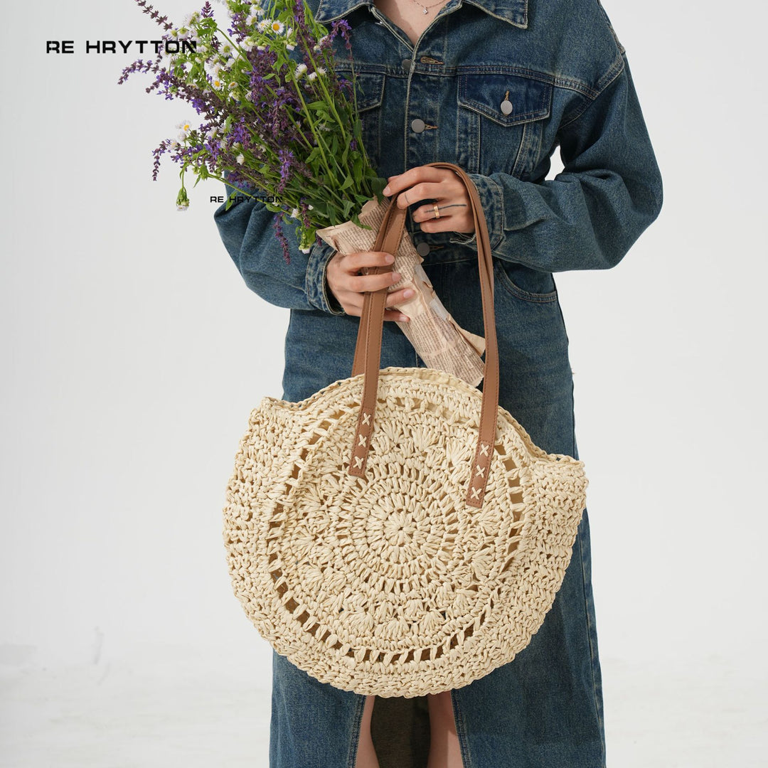 Hand-knotted beach bag Bowlift