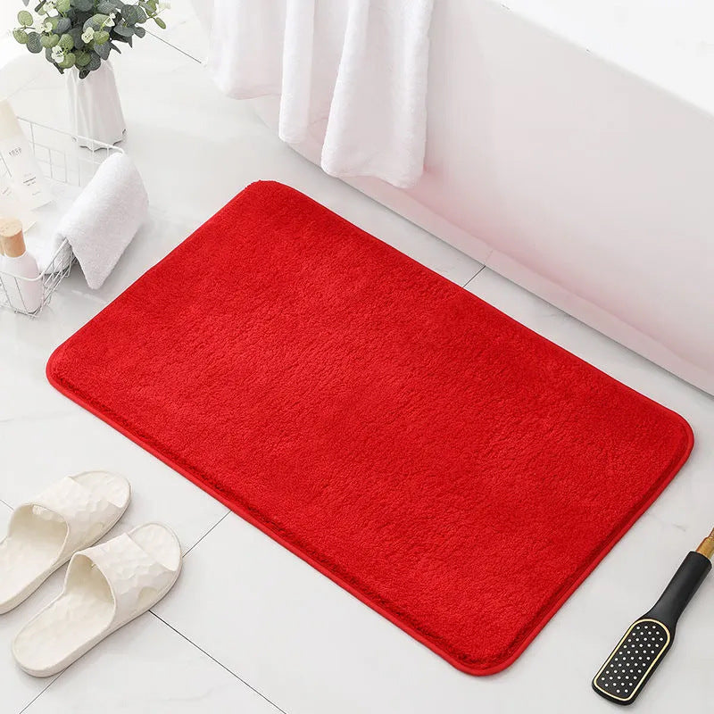 Plush Microfiber Bath Mat Bowlift