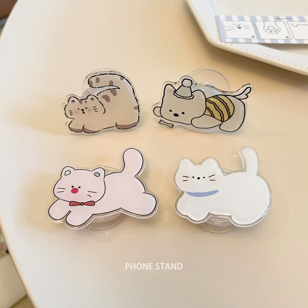 Playful Cat Smartphone Holder Bowlift
