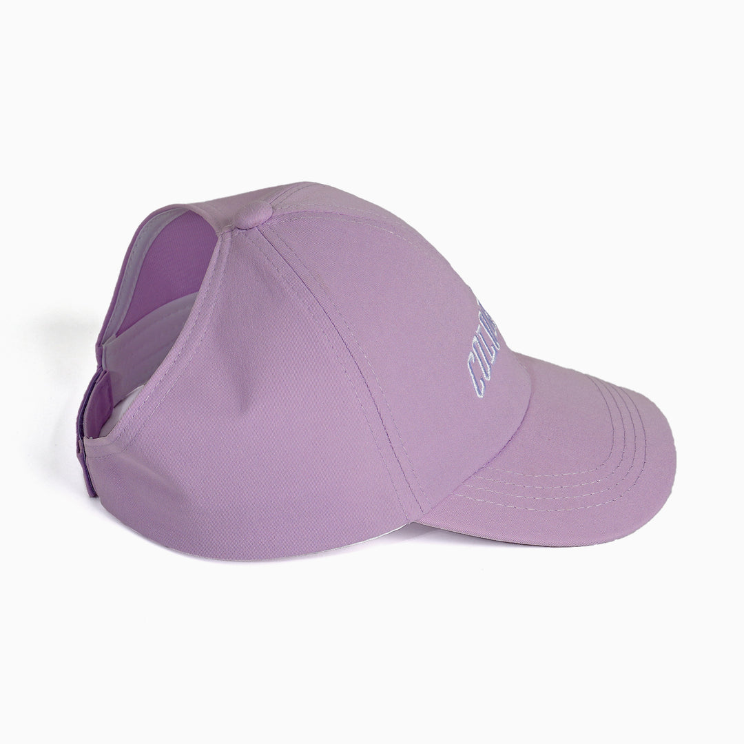 Ladies sporty cotton cap with front embroidery Bowlift